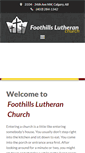 Mobile Screenshot of foothillslutheran.com